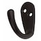 Gliderite Hardware 1-3/4 in. Matte Black Small Coat Hook, 5PK 7005-MB-5 - alternate 3